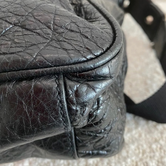 Authentic Balenciaga Motocross Classic Day Hobo Black - Picture 10 of 15